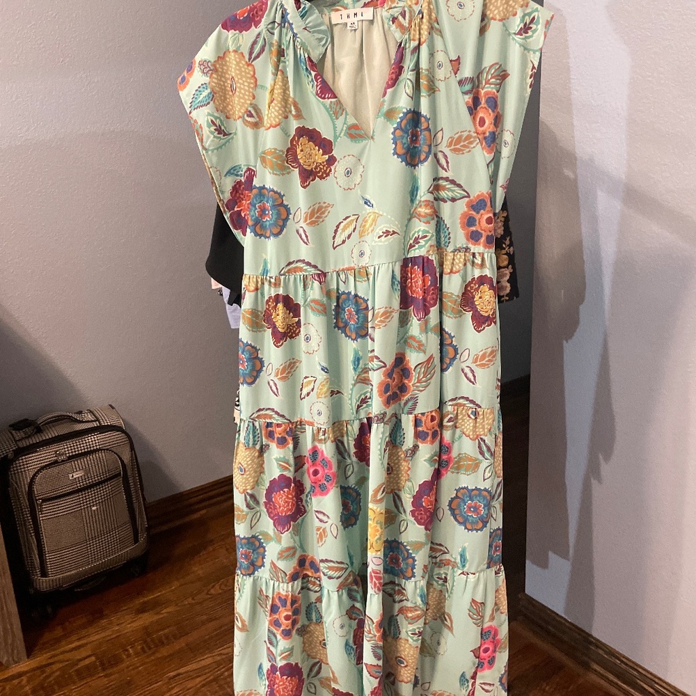 THML mid garden dress